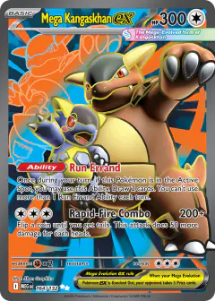Mega Kangaskhan ex 164/132 Ultra Rare card from Mega Evolution Base