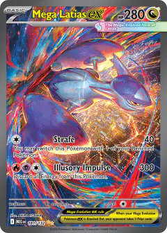 Mega Latias ex 181/132 Special Illustration Rare card from Mega Evolution Base