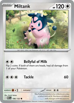 Miltank 106/132 Common card from Mega Evolution Base