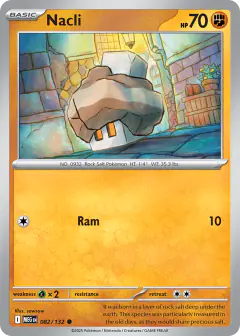 Nacli 082/132 Common card from Mega Evolution Base