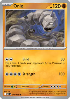 Onix 070/132 Common card from Mega Evolution Base