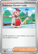 Pokémon Center Lady 123/132 Common card from Mega Evolution Base