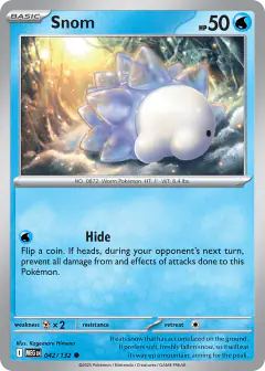 Snom 042/132 Common card from Mega Evolution Base