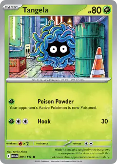 Tangela 006/132 Common card from Mega Evolution Base