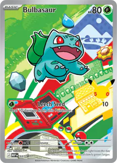 Bulbasaur 037 Promo card from Mega Evolution Black Star Promos