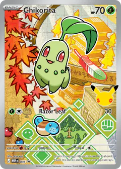 Chikorita 046 Promo card from Mega Evolution Black Star Promos
