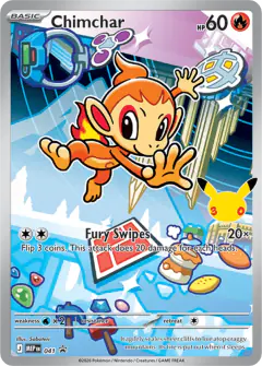 Chimchar 041 Promo card from Mega Evolution Black Star Promos