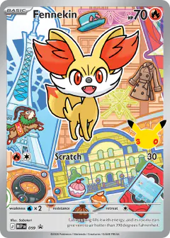 Fennekin 059/000 Promo card from Mega Evolution Black Star Promos