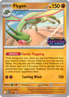 Flygon 016 Promo card from Mega Evolution Black Star Promos