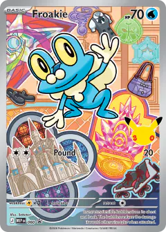 Froakie 060/000 Promo card from Mega Evolution Black Star Promos