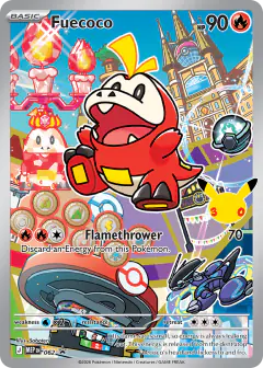 Fuecoco 062/000 Promo card from Mega Evolution Black Star Promos