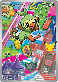 Grookey 052 Promo card from Mega Evolution Black Star Promos