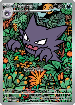 Haunter 027 Promo card from Mega Evolution Black Star Promos