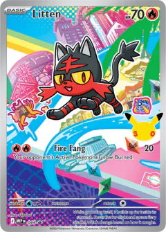 Litten 044 Promo card from Mega Evolution Black Star Promos