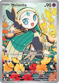 Meloetta 026 Promo card from Mega Evolution Black Star Promos