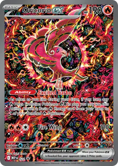 Oricorio ex 024 Promo card from Mega Evolution Black Star Promos