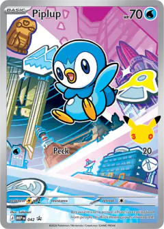 Piplup 042 Promo card from Mega Evolution Black Star Promos