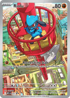 Riolu 010 Promo card from Mega Evolution Black Star Promos