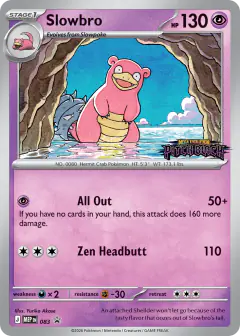 Slowbro 083 H card from Mega Evolution Black Star Promos