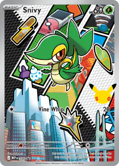 Snivy 049 Promo card from Mega Evolution Black Star Promos