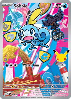 Sobble 054 Promo card from Mega Evolution Black Star Promos