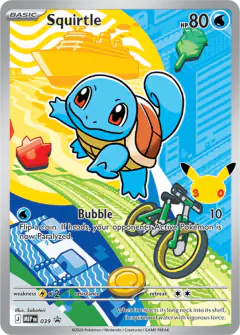 Squirtle 039 Promo card from Mega Evolution Black Star Promos