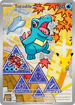 Totodile 048 Promo card from Mega Evolution Black Star Promos