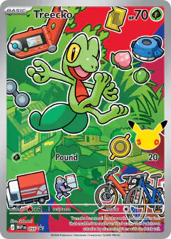 Treecko 055/000 Promo card from Mega Evolution Black Star Promos
