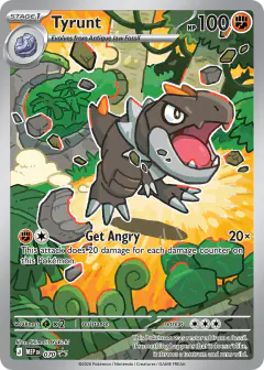 Tyrunt 070 Promo card from Mega Evolution Black Star Promos