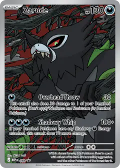 Zarude 088 Illustration Rare card from Mega Evolution Black Star Promos