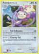 Ambipom 3/123 Rare Holo card from Mysterious Treasures