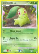 Chikorita 77/123 Common card from Mysterious Treasures