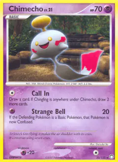 Chimecho 22/123 Rare card from Mysterious Treasures