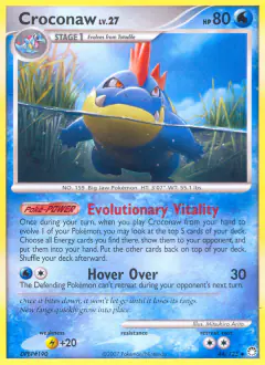 Croconaw 44/123 Uncommon card from Mysterious Treasures