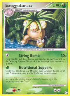 Exeggutor 24/123 Rare card from Mysterious Treasures