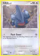 Gible 85/123 Common card from Mysterious Treasures