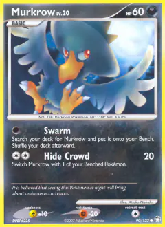 Murkrow 90/123 Common card from Mysterious Treasures