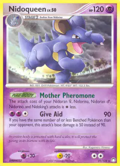 Nidoqueen 31/123 Rare card from Mysterious Treasures