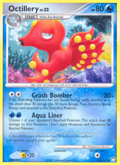 Octillery 57/123 Uncommon card from Mysterious Treasures