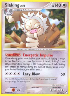 Slaking 34/123 Rare card from Mysterious Treasures