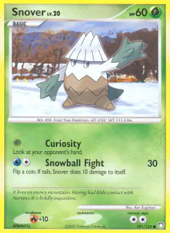 Snover 101/123 Common card from Mysterious Treasures