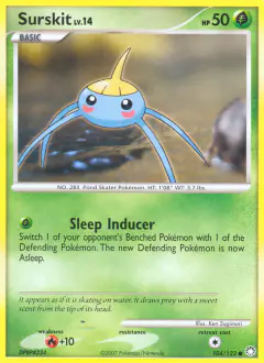 Surskit 104/123 Common card from Mysterious Treasures