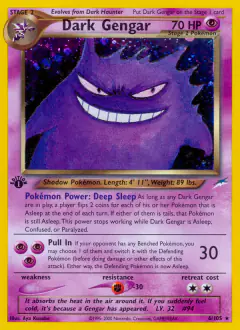 Dark Gengar 6/105 Rare Holo card from Neo Destiny