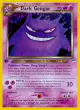 Dark Gengar 6/105 Rare Holo card from Neo Destiny
