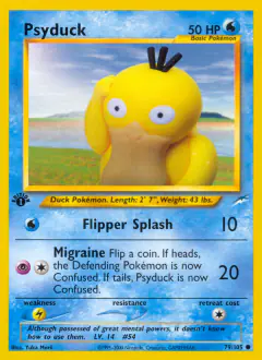 Psyduck 79/105 Common card from Neo Destiny