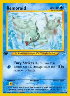Remoraid 80/105 Common card from Neo Destiny