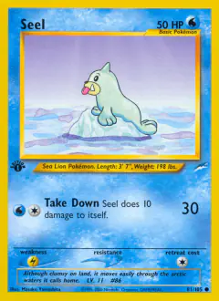 Seel 81/105 Common card from Neo Destiny