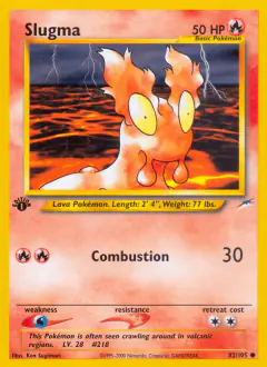 Slugma 82/105 Common card from Neo Destiny