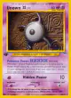 Unown [X] 30/105 Rare card from Neo Destiny