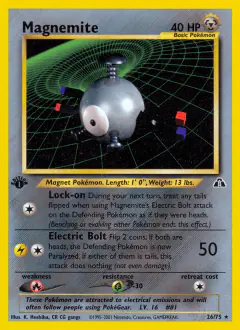 Magnemite 26/75 Rare card from Neo Discovery